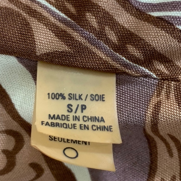 Elie Tahari Stretch Silk Top - Picture 5 of 8